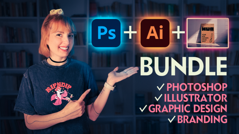 BUNDLE | PHOTOSHOP & ILLUSTRATOR & GRAPHIC DESIGN & BRANDING
