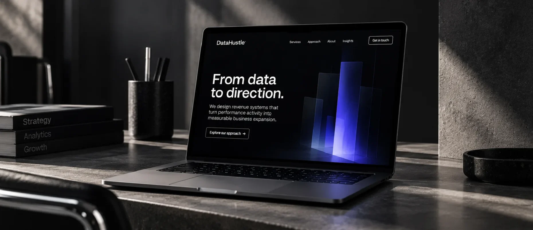 DataHustle branding από το Drop Studio