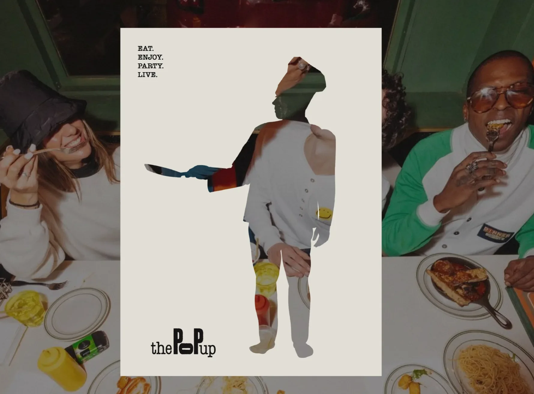 The PoPup branding από το Drop Studio