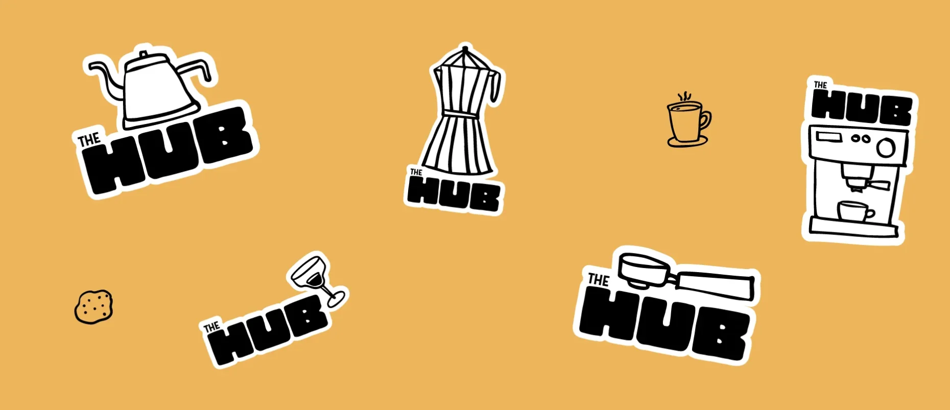 The Hub branding από το Drop Studio