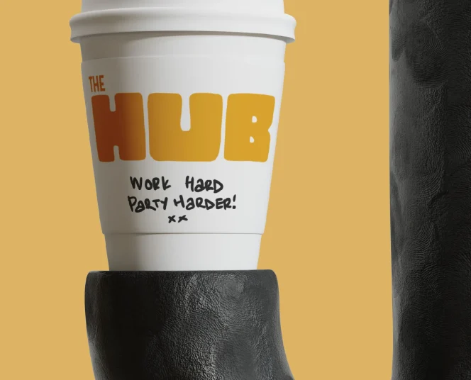 The Hub branding από το Drop Studio